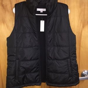 New York and company sleeveless jacket vest